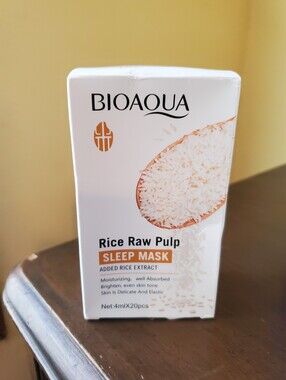 Bio Aqua Rice Raw Pulp Sleep Mask -17 Count